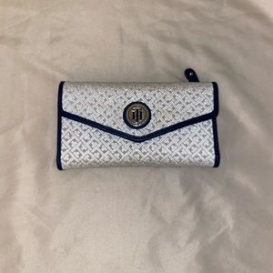 Tommy Hilfiger Wallet Navy Blue and Silver
